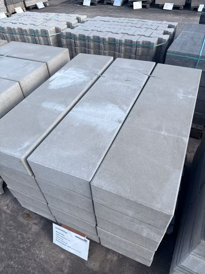 Stufen 1B BLOCKSTUFE GRAU 125/35/15 CM