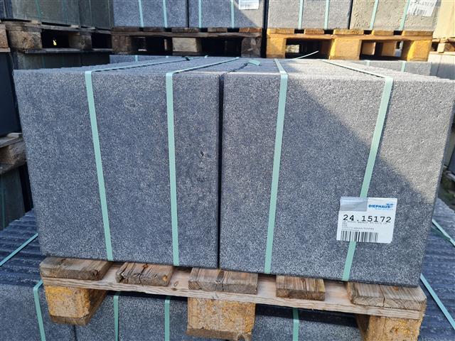 RUSTO – Terrassenplatten 1B RUSTO BASALT 40/40/4 CM – BASALT – Hauptansicht