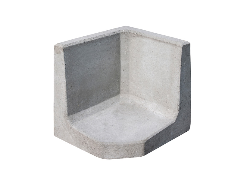 L-STEIN-ECKEN 40 cm Baulänge – L-STEIN-ECKE GRAU 30/40/40/7 CM – GRAU – 30 x 40 x 40 x 7 cm – Unbehandelt – Hauptansicht