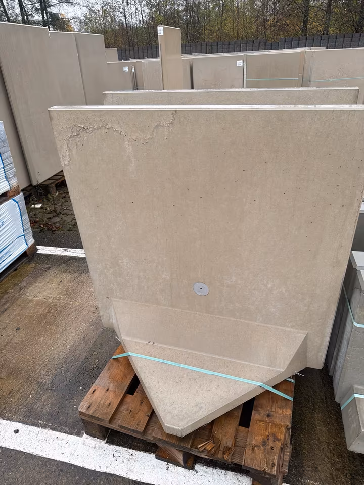 L-Steine 1B-L-STEIN - ECKE SB GRAU 80/100/40/5 CM