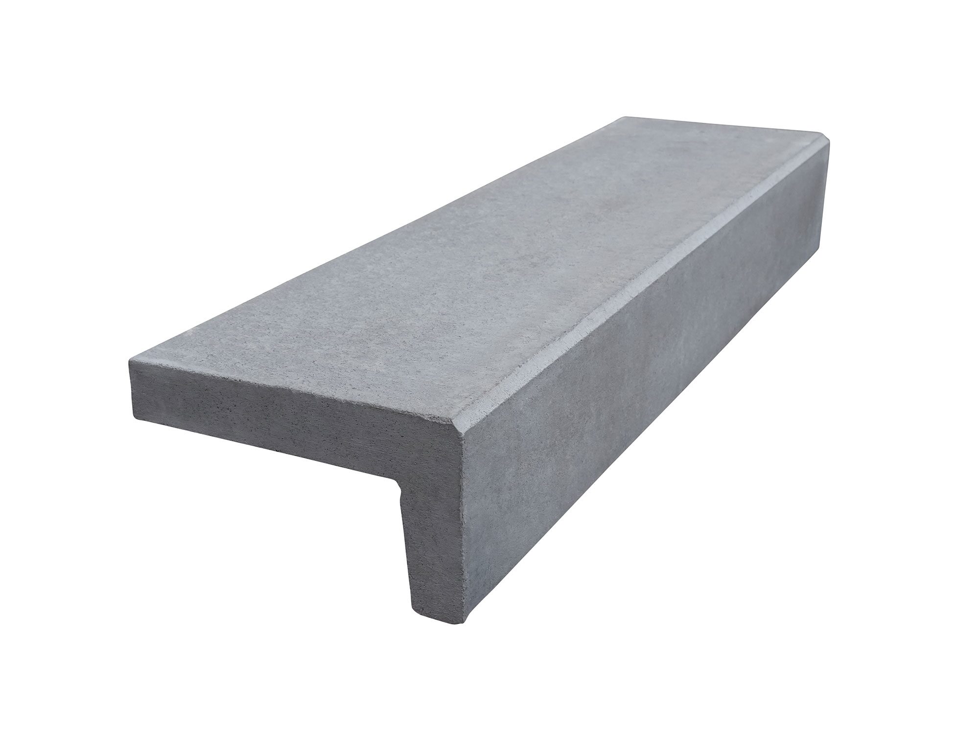 WINKELSTUFE – WINKELSTUFE GRAU 120/32/18 CM – GRAU – 120 x 32 x 18 cm – Unbehandelt – Hauptansicht