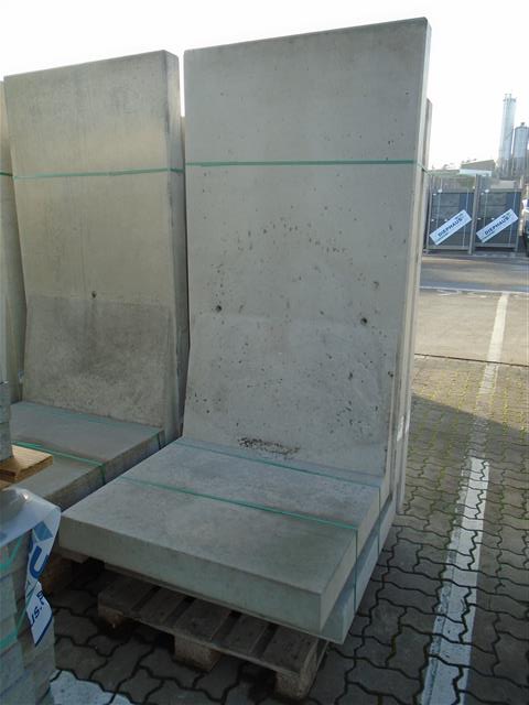 L-STEINE BEWEHRT – L-Steine 1B L-STEIN BEW GRAU 180/100/100/12 CM – GRAU – 180 x 100 x 100 x 12 cm – Sichtbeton – Hauptansicht