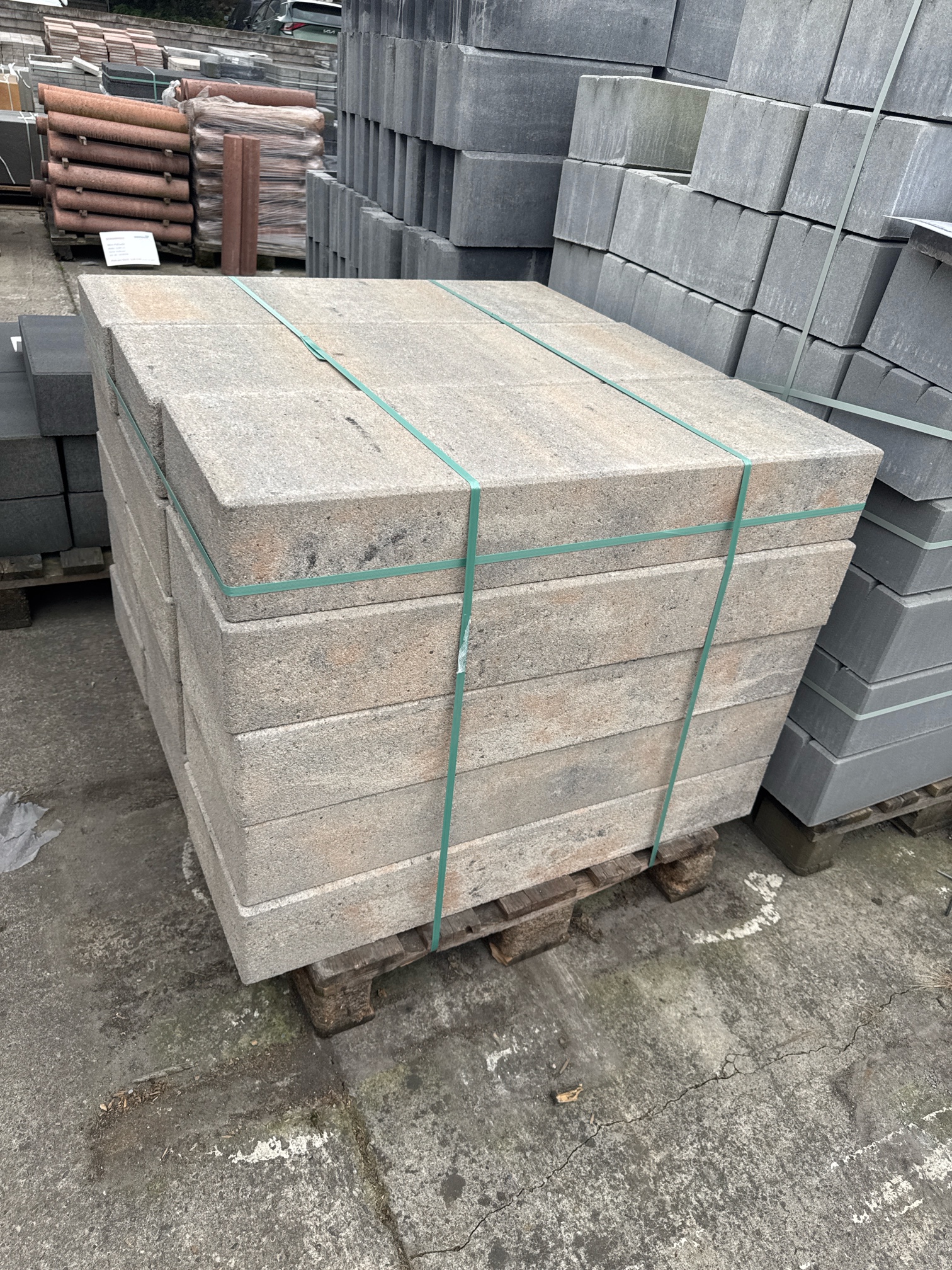 NOMOS BLOCKSTUFE – Stufen 1B NOMOS STUFE MUSCHELKALK 100/35/15 CM – MUSCHELKALK – 100/ 35 /15 – Hauptansicht