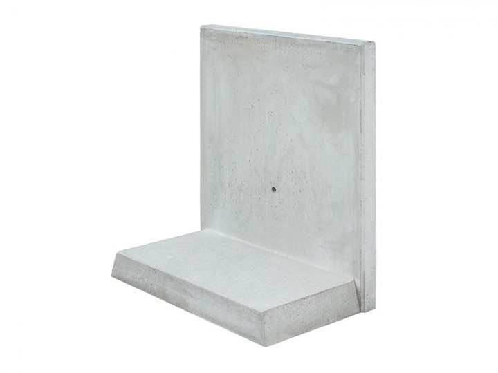 L-STEINE BEWEHRT 8 cm Grau, 55 x 100 x 30 x 8 cm