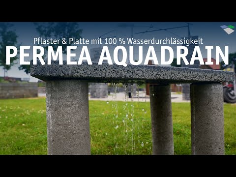 AQUADRAIN PERMEA WEIß-SCHWARZ 30/20/6 CM