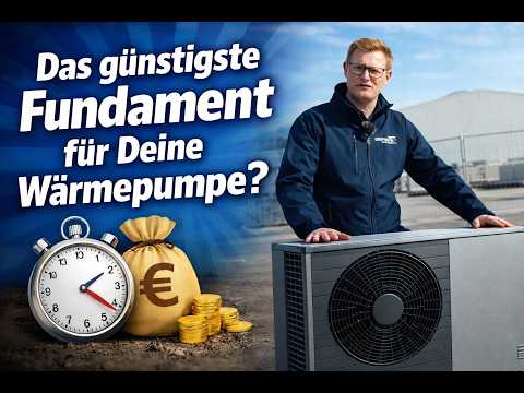 FUNDAMENT WÄRMEPUMPE BETON ANTHRAZIT SET